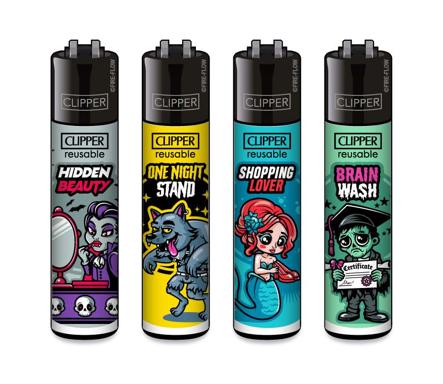 Brain Wash - 4er Set CLIPPER CLASSIC Large