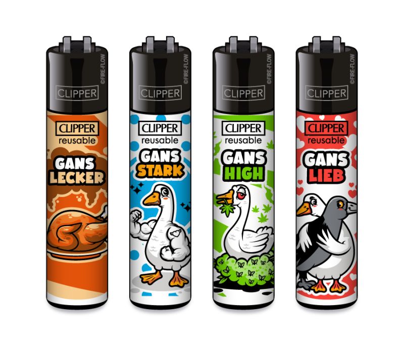 Gänse - 4er Set CLIPPER CLASSIC Large