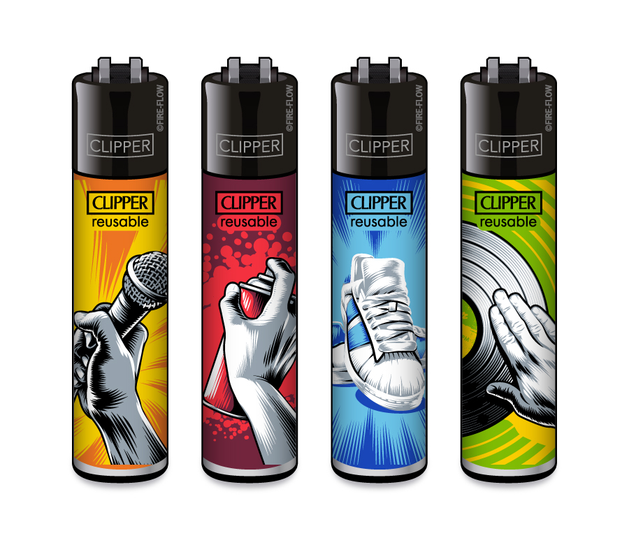 HipHop Elements - 4er Set CLIPPER CLASSIC Large
