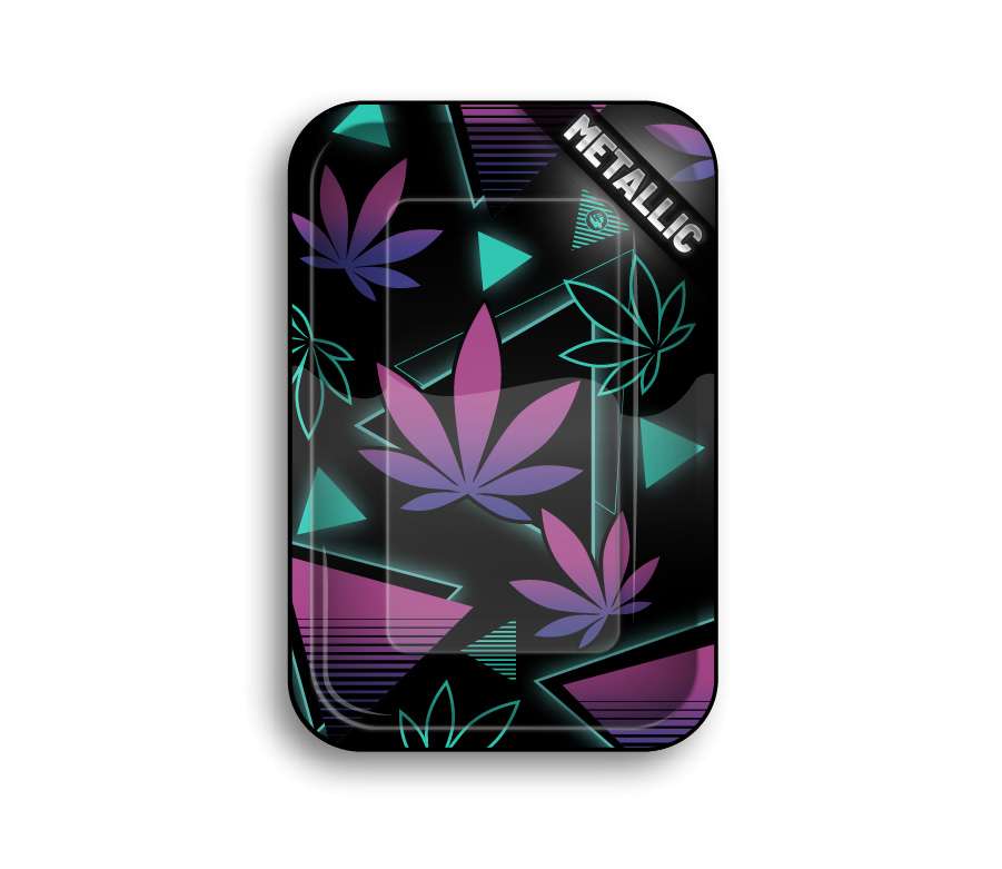 Metal Rolling Tray - Leaves 37 2/4 (275 mm x 175 mm)