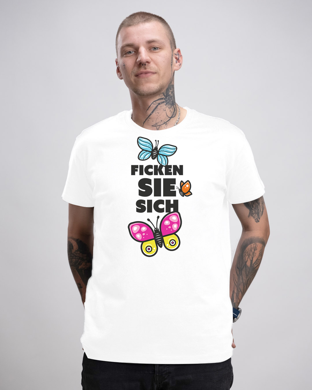 Basic Herren T-Shirt - FICKEN SIE SICH