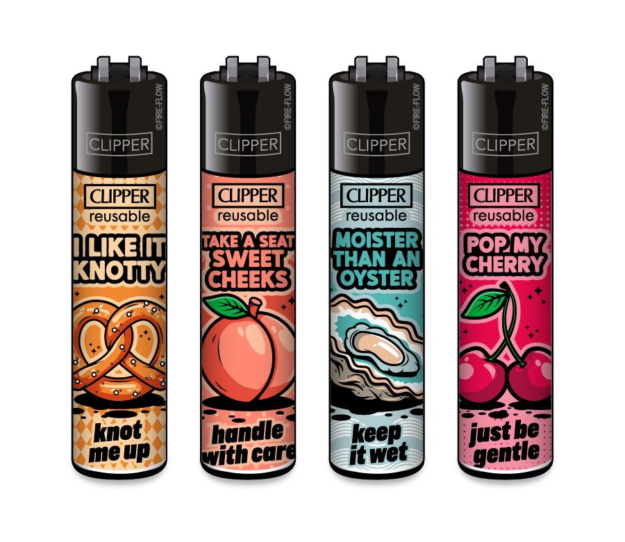 Porn Slogan #11 - 4er Set CLIPPER CLASSIC Large