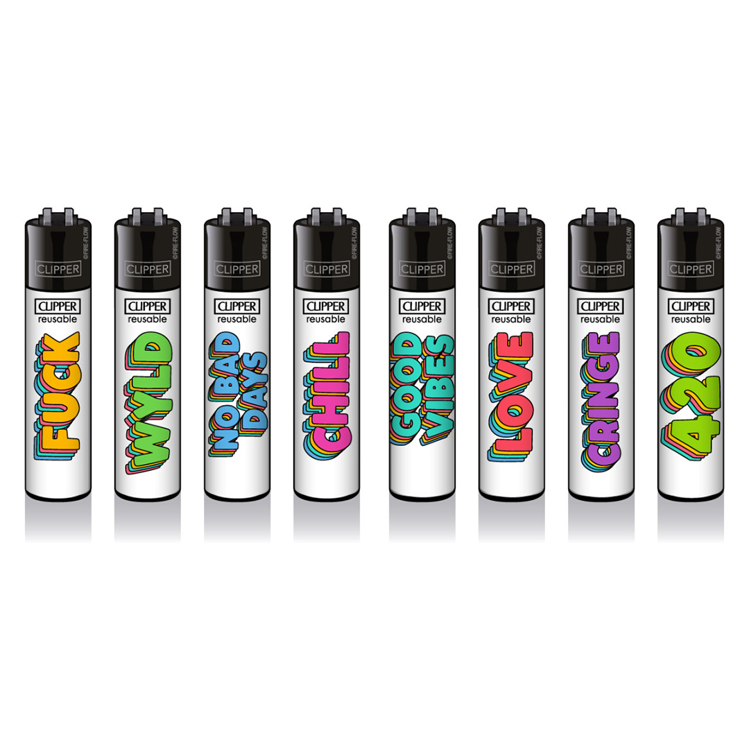 Slogan #44 - 8er Set CLIPPER CLASSIC Large