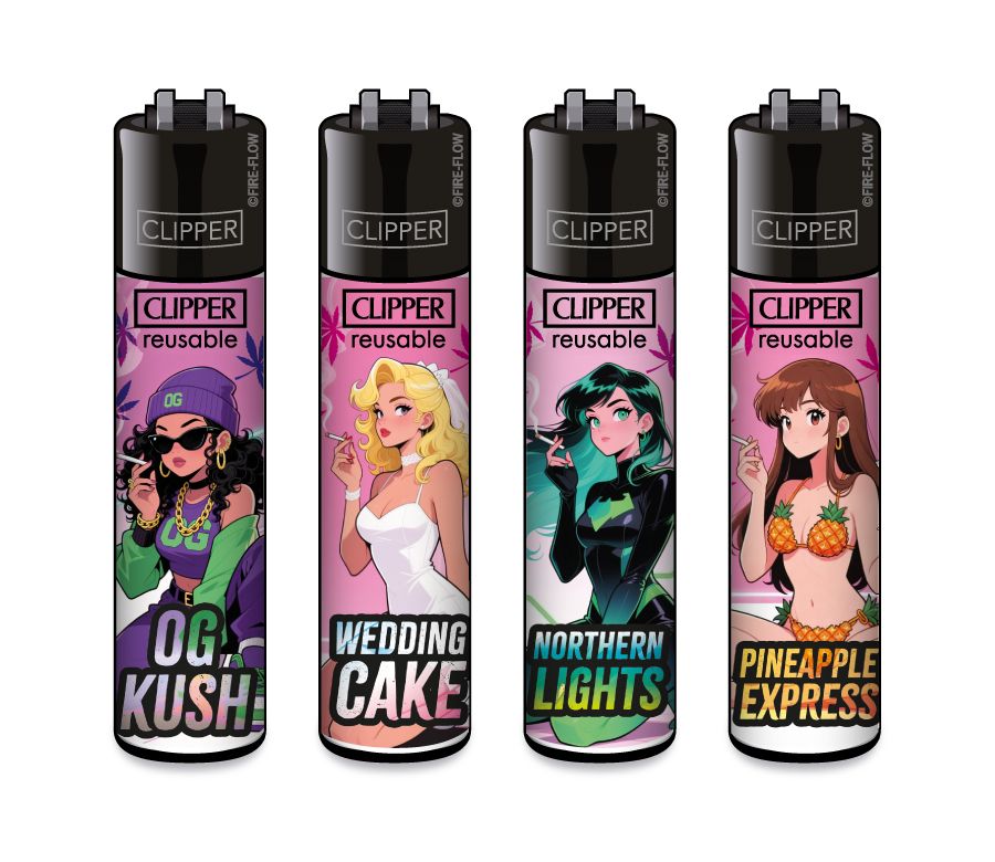 FFX Strain Girls - 4er Set CLIPPER CLASSIC Large