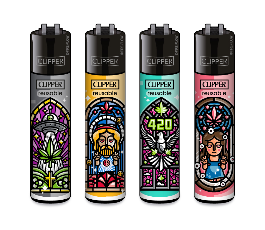 420 Church Windows - 4er Set CLIPPER CLASSIC Large