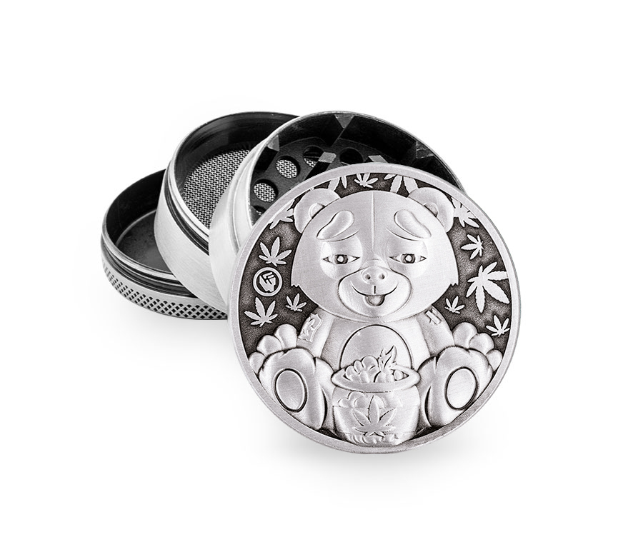 Metal Grinder Silver 420 Teddy (⌀50 mm / 4-parts)