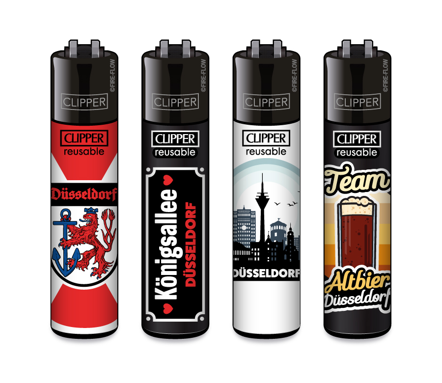 FFX Düsseldorf - 4er Set CLIPPER CLASSIC Large