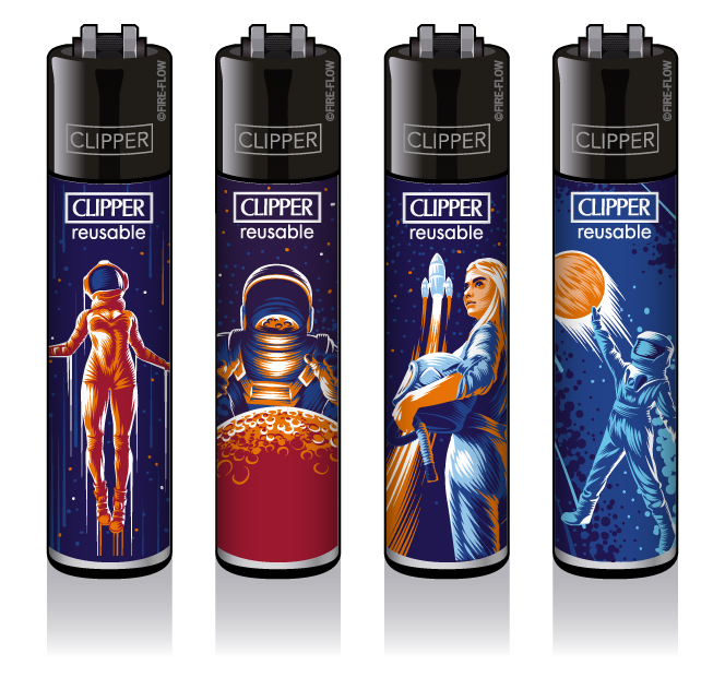 Astronauten #2 - 4er Set CLIPPER CLASSIC Large
