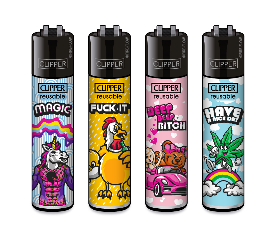 Mix Slogan #6 - 4er Set CLIPPER CLASSIC Large