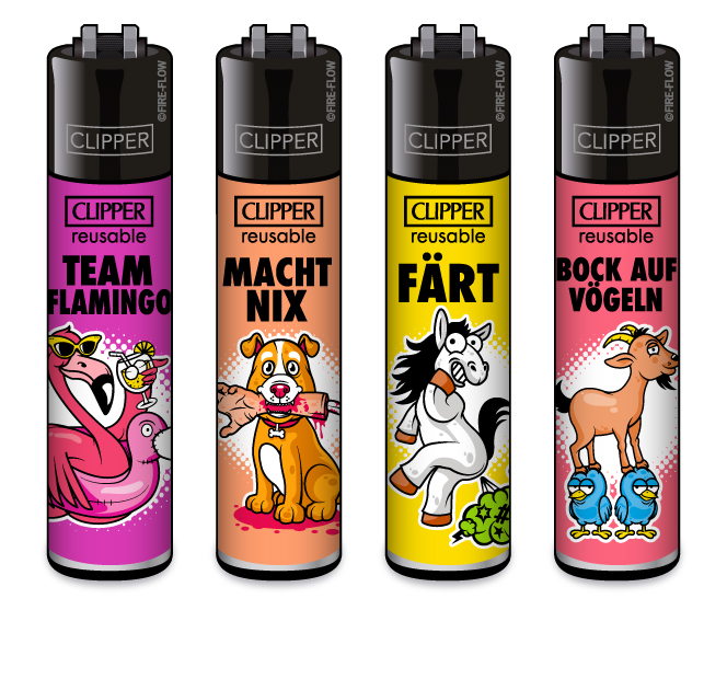 Slogan #52 - 4er Set CLIPPER CLASSIC Large