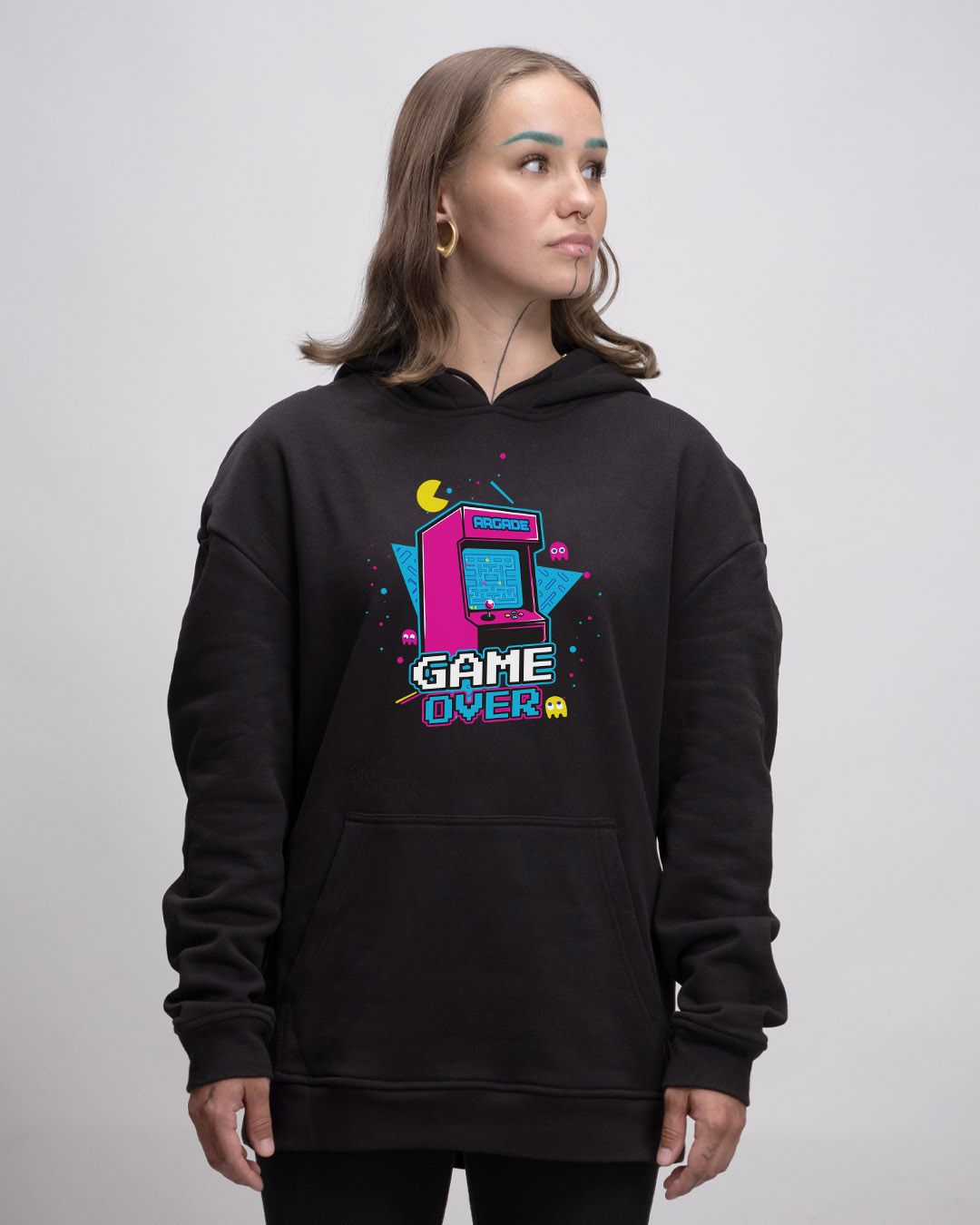 Oversized Hoodie Unisex - GAME OVER