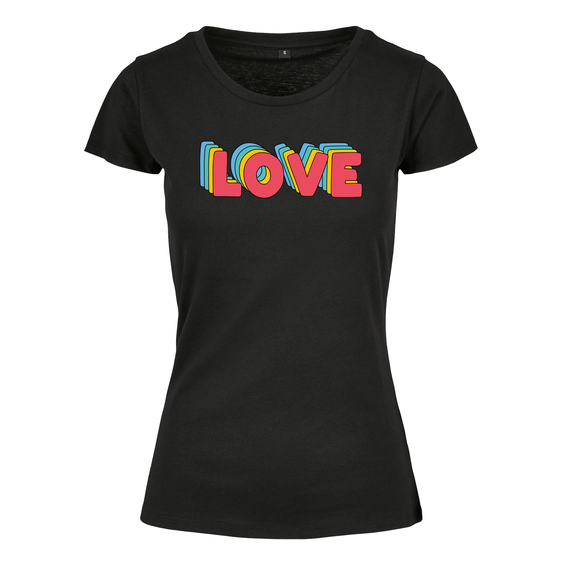 Basic Damen T-Shirt - LOVE