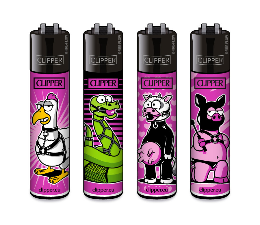 Cute Bondage - 4er Set CLIPPER CLASSIC Large