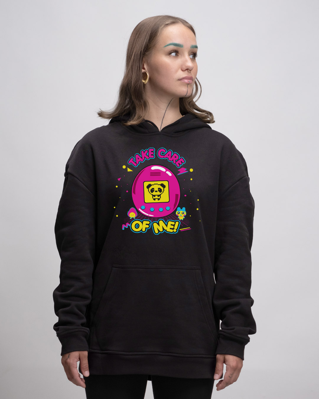 Oversized Hoodie Unisex - TAKE CARE OF ME