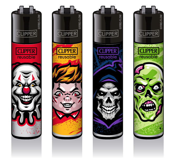 Horror - 4er Set CLIPPER CLASSIC Large