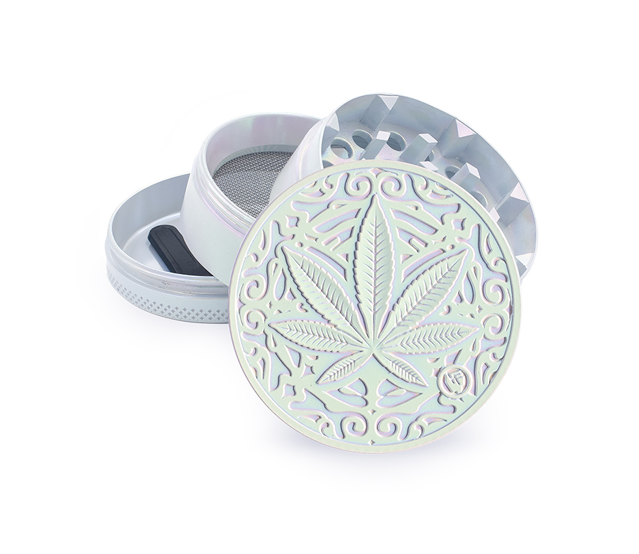 FIRE-FLOW™ Metal Grinder Icy Pearl Trance Leaf (⌀50 mm)