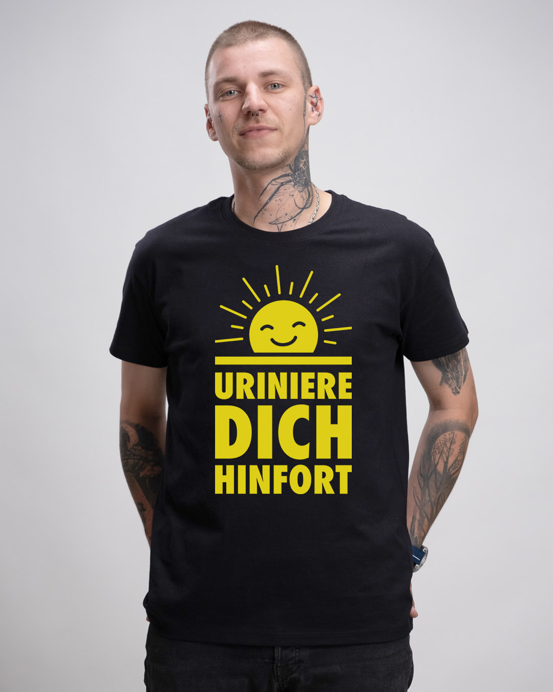 Basic Herren T-Shirt - URINIERE DICH HINFORT