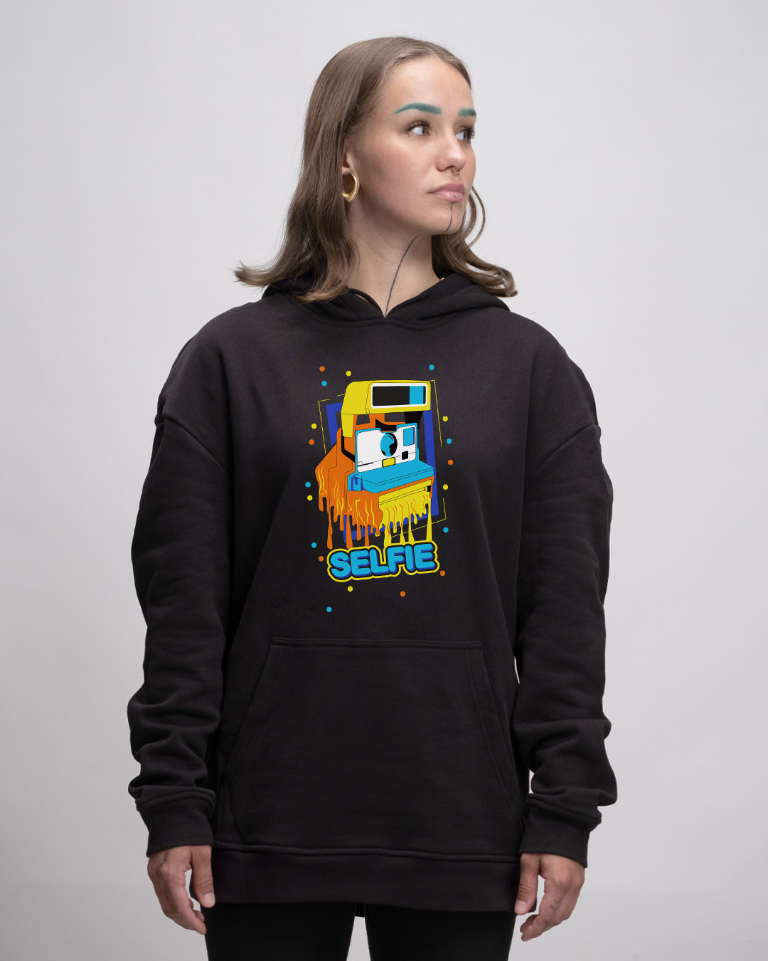 Oversized Hoodie Unisex - SELFIE