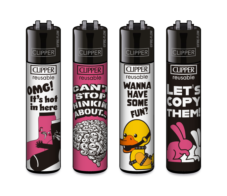HOT QUOTES - 4er Set CLIPPER CLASSIC Large