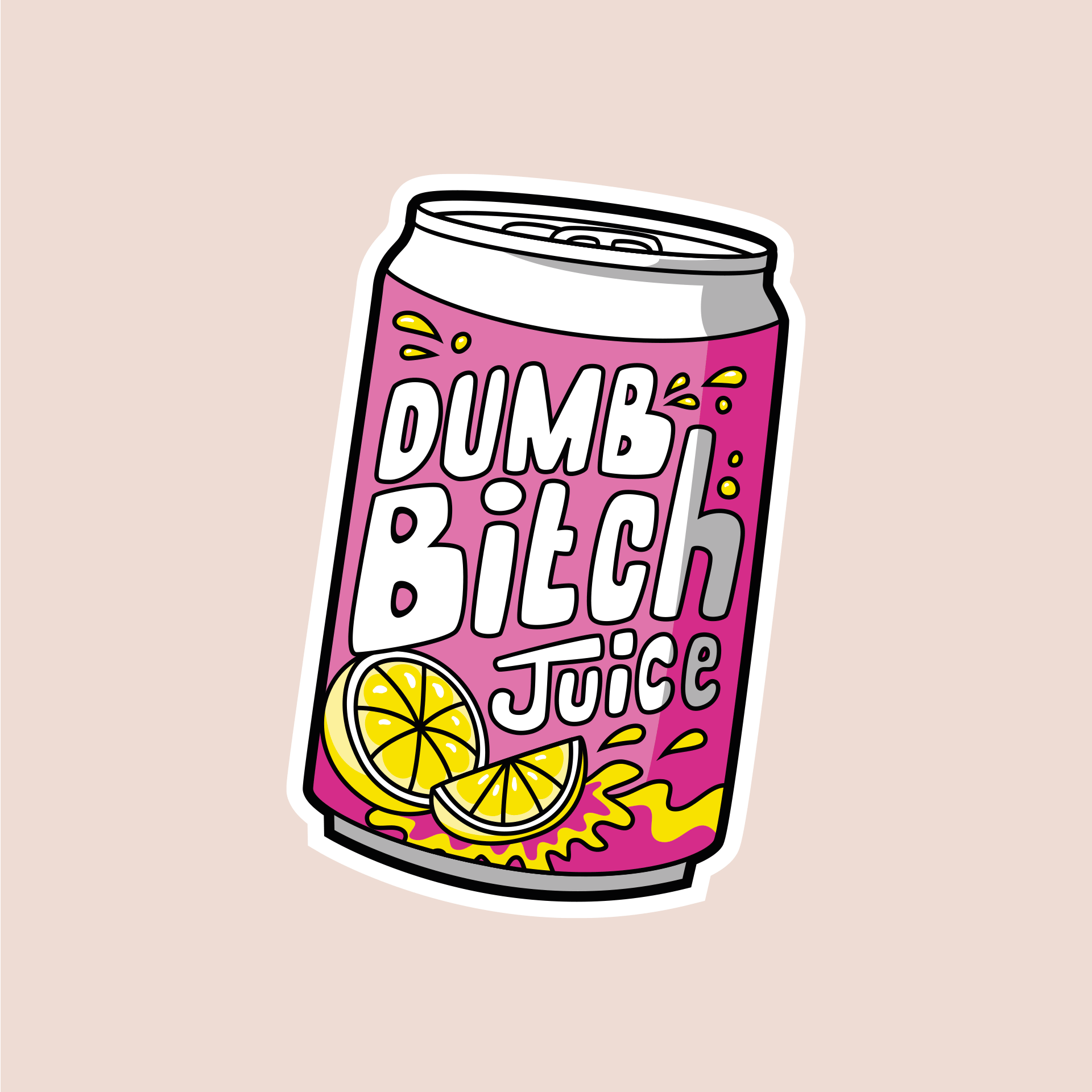 Basic Damen T-Shirt - DUMP B*TCH JUICE