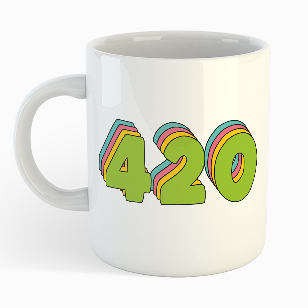 Weiße Tasse - 420 