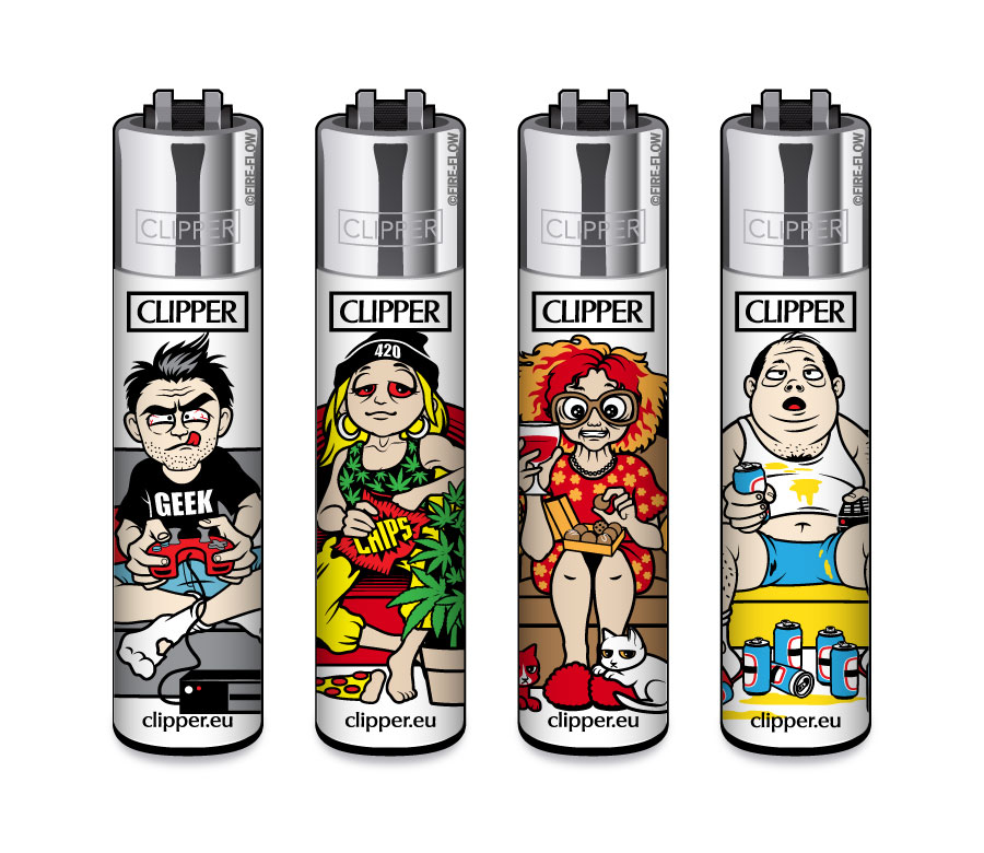 Couch Potatoes - 4er Set CLIPPER CLASSIC Large