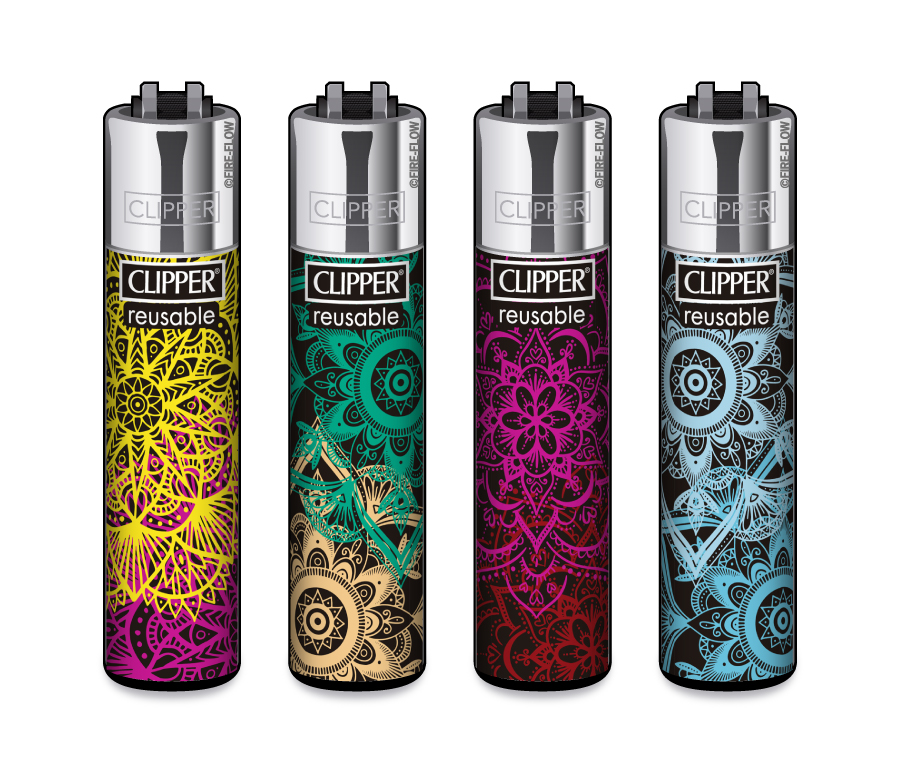 Pattern Mandala - 4er Set CLIPPER CLASSIC Large