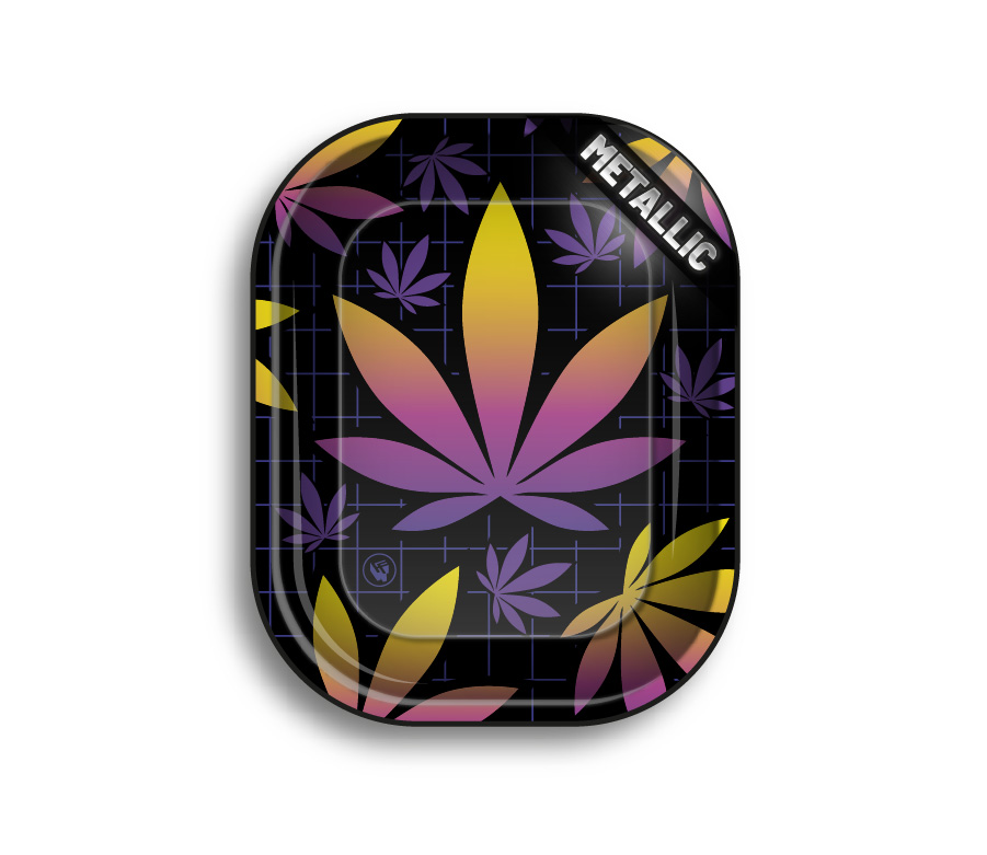Metal Rolling Tray Leaves 37 4/4 (140 mm x 180 mm)