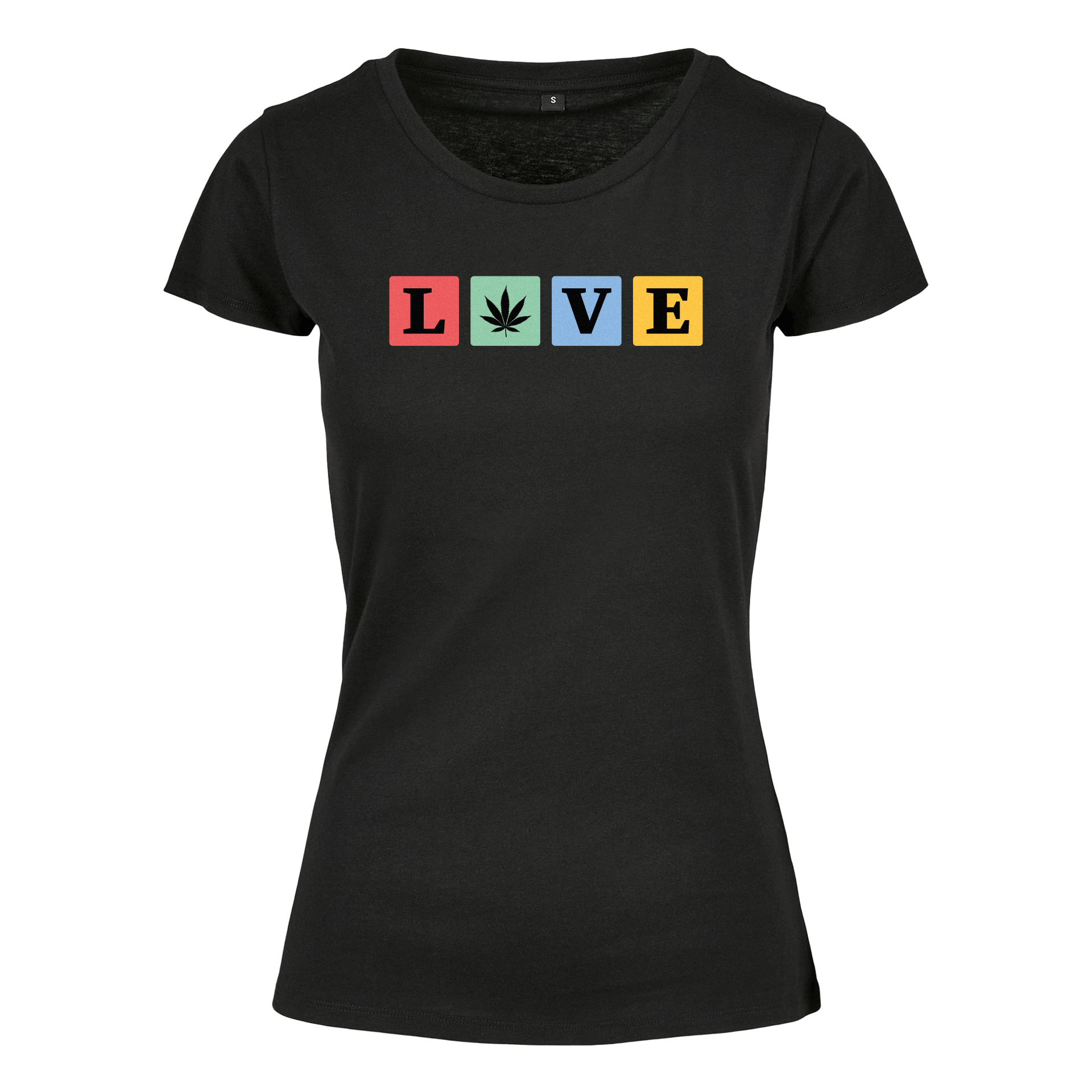 Basic Damen T-Shirt - 420 LOVE