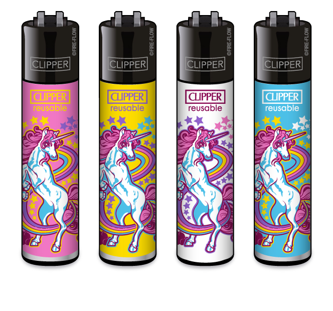 Unicorns - 4er Set CLIPPER CLASSIC Large