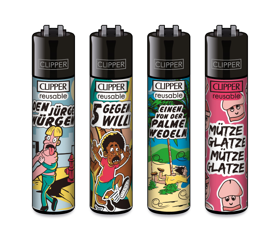 5 gegen Willi - 4er Set CLIPPER CLASSIC Large