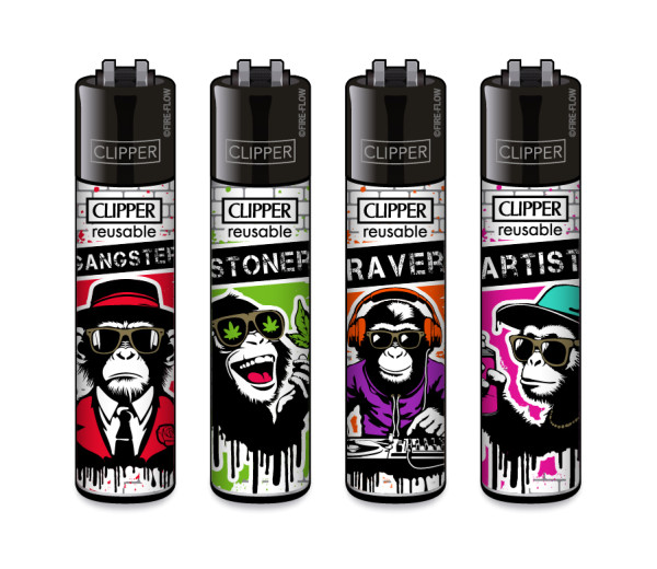 Urban Chimps - 4er Set CLIPPER CLASSIC Large