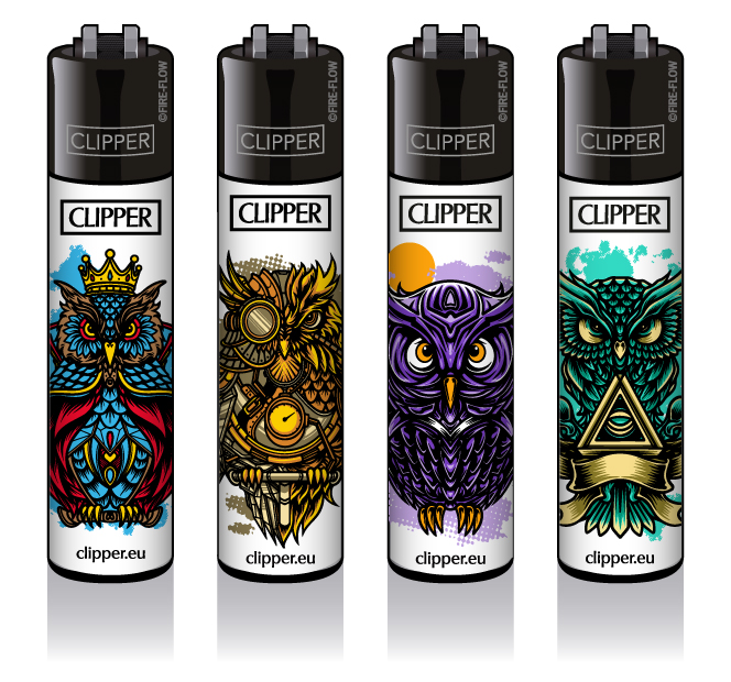 Owls #2 - 4er Set CLIPPER CLASSIC Large