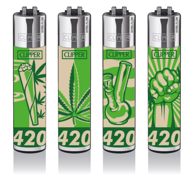 Fourtwenty - 4er Set CLIPPER CLASSIC Large