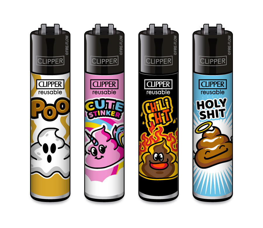 Poo #2 - 4er Set CLIPPER CLASSIC Large