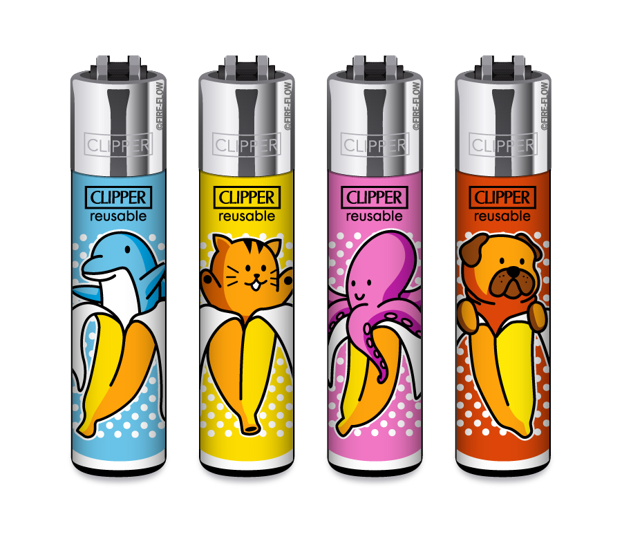 Bananen - 4er Set CLIPPER CLASSIC Large