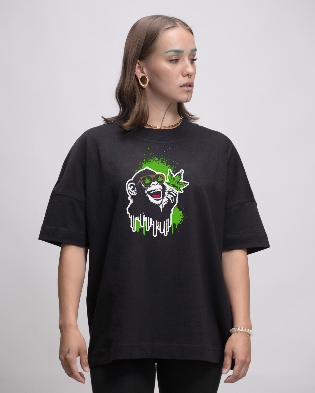 Premium Oversized Shirt Unisex - APE WEED