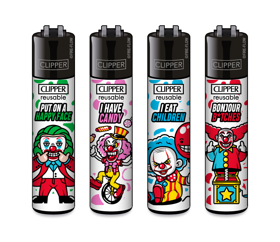 Clowns - 4er Set CLIPPER CLASSIC Large