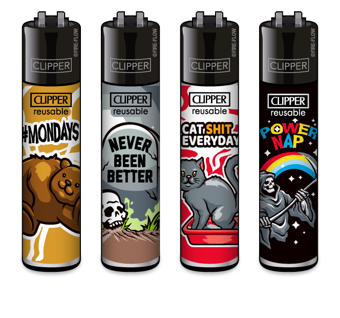 Mix Slogan #5 - 4er Set CLIPPER CLASSIC Large