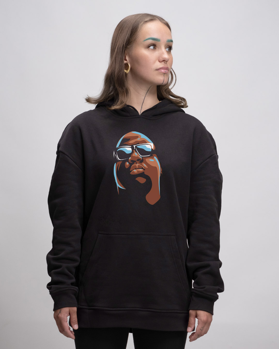 Oversized Hoodie Unisex - HIPHOP LEGENDS BIGGIE 2