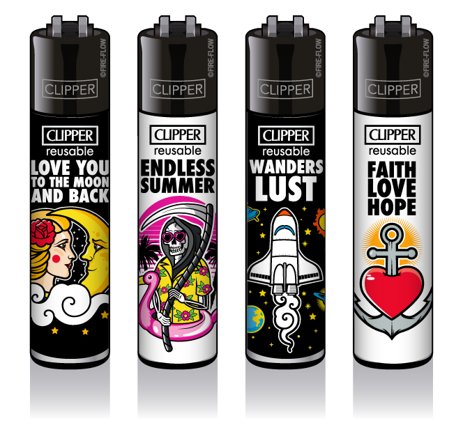 Slogan #45 - 4er Set CLIPPER CLASSIC Large