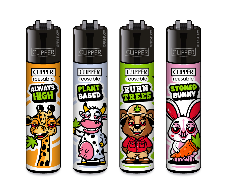 Stoned Animals #2 - 4er Set CLIPPER CLASSIC Large