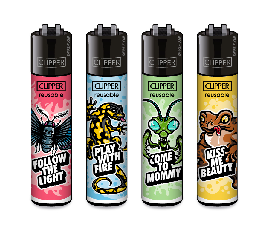 Animal Slogan - 4er Set CLIPPER CLASSIC Large