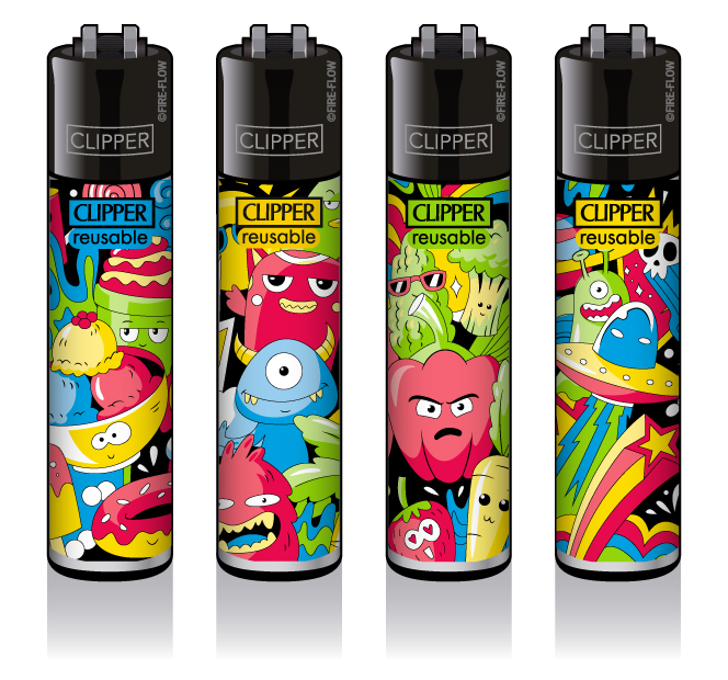 Doodle Art - 4er Set CLIPPER CLASSIC Large