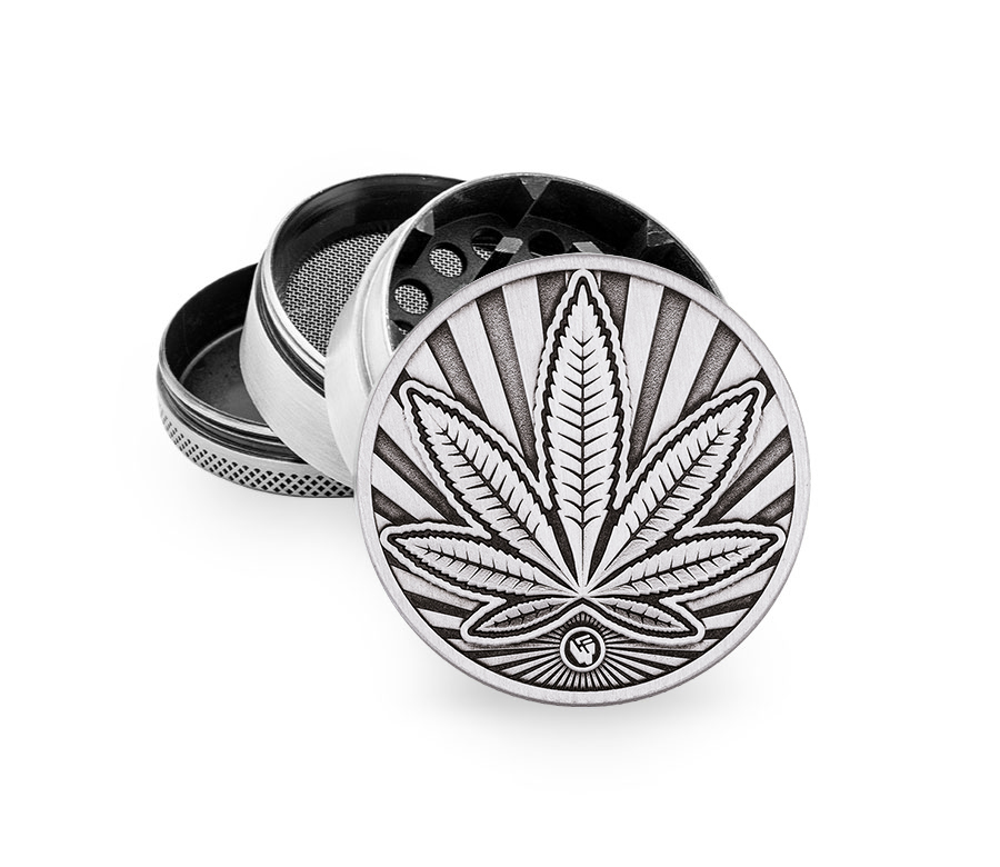 Metal Grinder Silver Highlife (⌀50 mm / 4-parts)